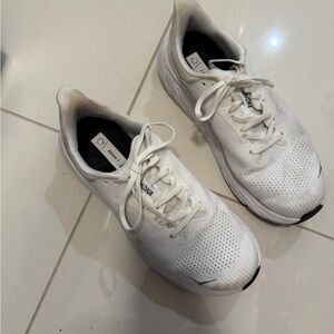 Hoka White Lightweight Running Shoes
